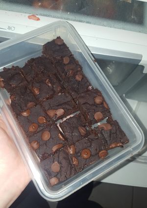 A picture of Black bean brownies.