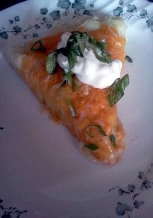 A picture of Garlic Mashed Potato Pizza.