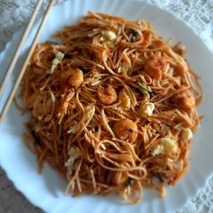 Spicy Shrimps Noodles A picture of Spicy Shrimps Noodles.