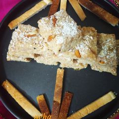 A picture of Leftover Bread Burfi.