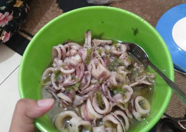 Cara Gampang mengolah Cumi cabe ijo, Sempurna