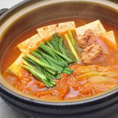 A picture of Korean Cuisine - Kimchi Jjigae with Tarako.