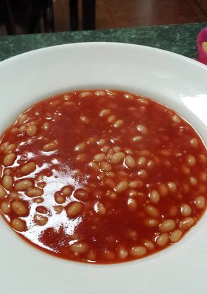 A picture of Homemade Baked Beans.