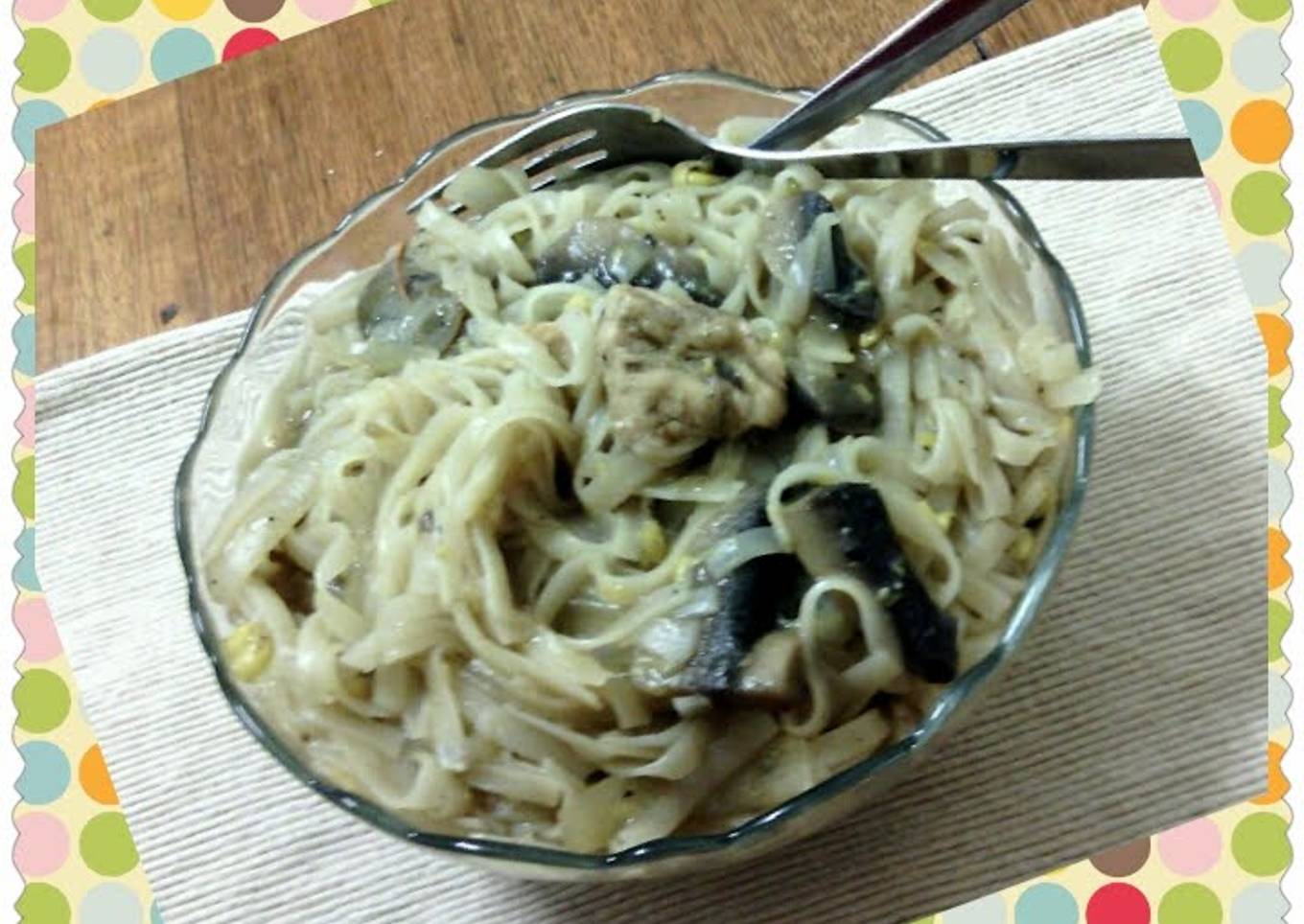 Hot Day Saucy Noodles with Chicken