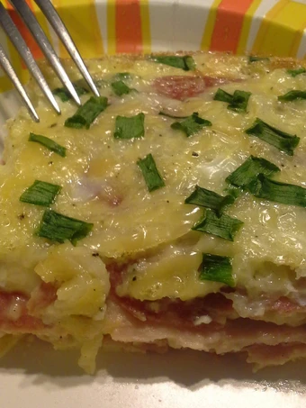 Simple Way Make Recipe Smoky Italian Ham &amp; Eggs that is Can Pamper Your Tongue, Delicious}