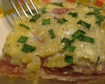 Easy Recipe Smoky Italian Ham  Eggs Very Delicious