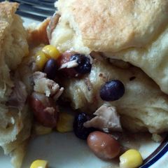 A picture of Mexican Chicken Pot Pie.