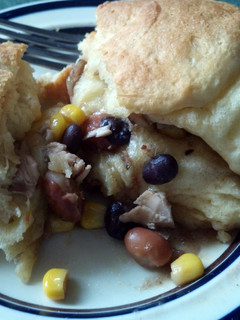 A picture of Mexican Chicken Pot Pie.