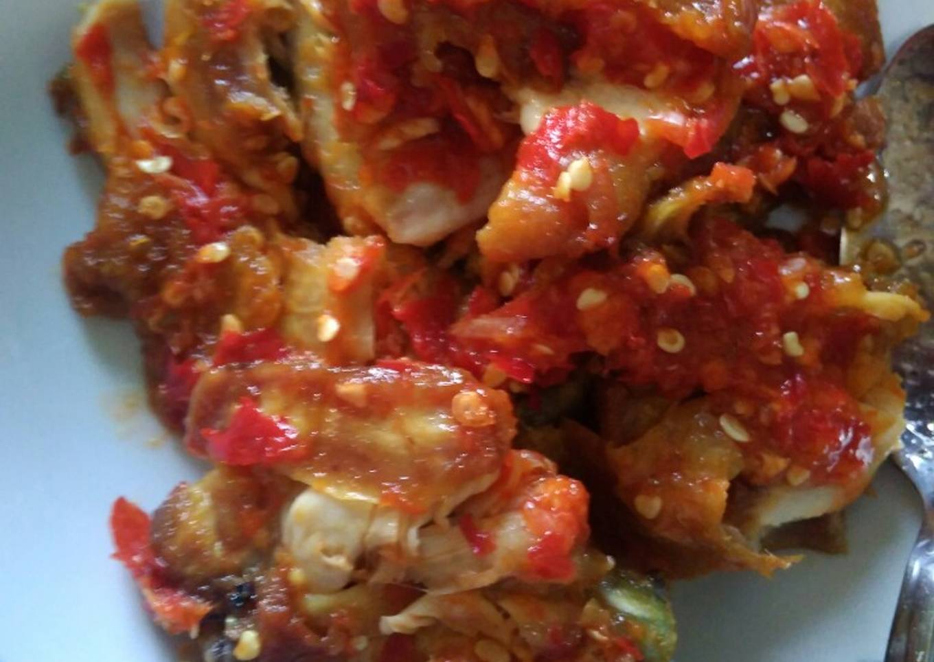 Ayam geprek sederhana enak