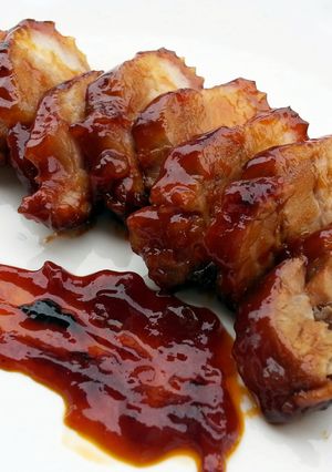 A picture of Sweet And Sour Pork Belly Slice.