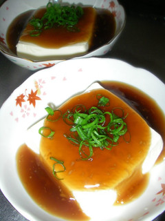 A picture of Warmed Tofu with Thick Ginger Sauce.