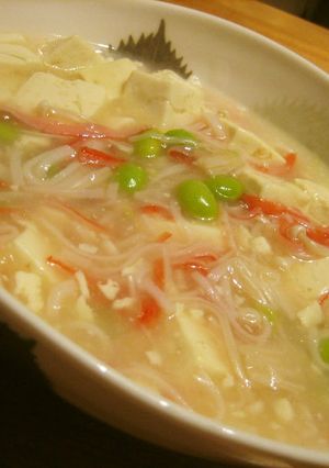A picture of Thick and Delicious (Imitation) Crab Tofu.