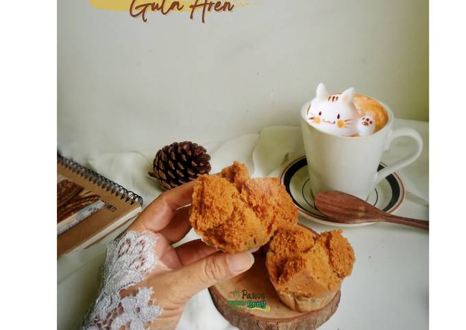 Ternyata begini loh! Bagaimana cara membuat Bolkus Mekar Gula Aren (No Mixer) yang sesuai selera