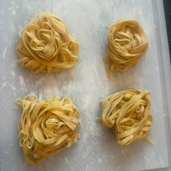 A picture of Home Made Pasta - you Will NEVER buy store bought again lol - Enjoy.