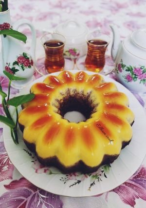 عکسی از دستور فلن کیک سوئدی(کیک روز پدر)🥰