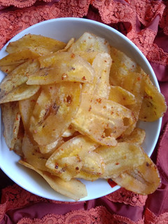 Foto resep Keripik Pisang Pedas Manis