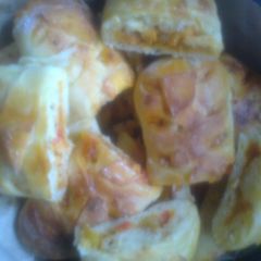 A picture of Chicken pizza bread.