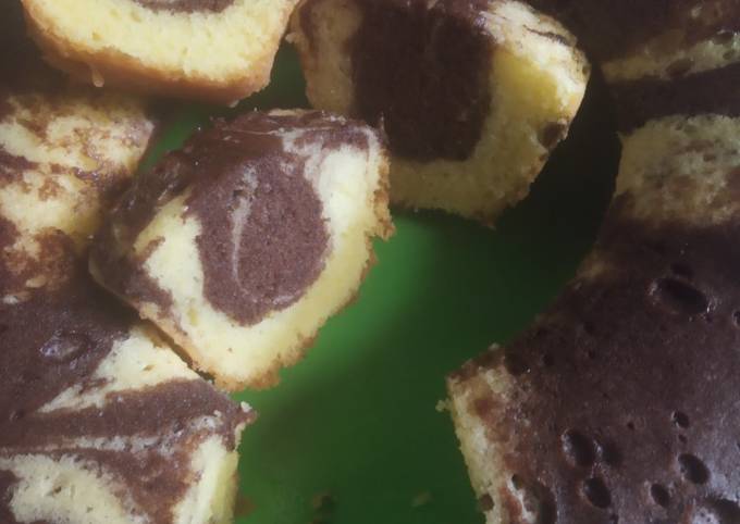 Cake zebra/ marble cake