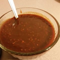 A picture of Honey Garlic BBQ Sauce.