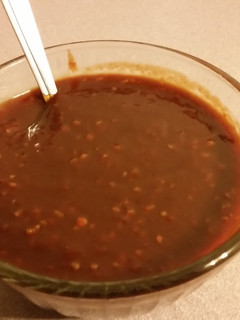 A picture of Honey Garlic BBQ Sauce.