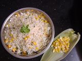 *ஸ்வீட் கார்ன் பிரிஞ்சி ரைஸ்*(sweet corn brinji rice recipe in tamil)