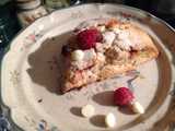 white chocolate scones