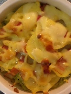 A picture of Oven-Baked Cabbage and Potato.
