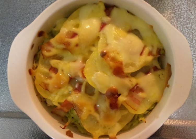 Easiest Way to Make Recipe of Oven-Baked Cabbage and Potato
