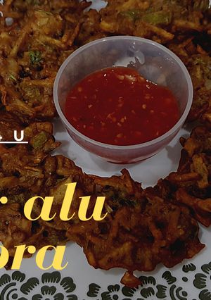 A picture of Crispy alu pakora.
