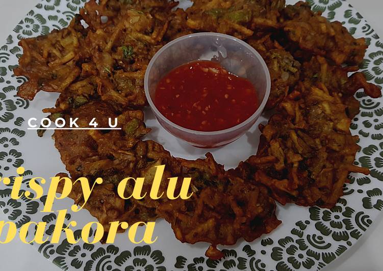 Simple Way to Prepare Any-night-of-the-week Crispy alu pakora