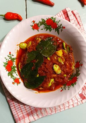 Foto resep Sambal Cumi Asin Pete