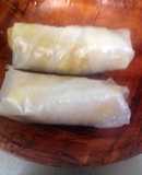 Japanese curry spring rolls