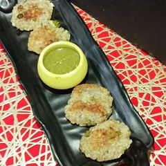 A picture of Sabudana Tikki.