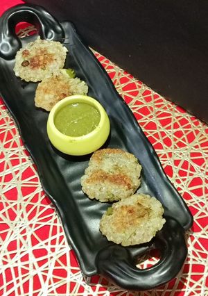 A picture of Sabudana Tikki.