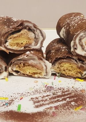 O poză a rețetei Clătite tiramisu.