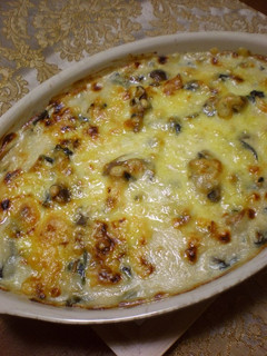A picture of Easy To Make Oyster and Spinach Gratin.