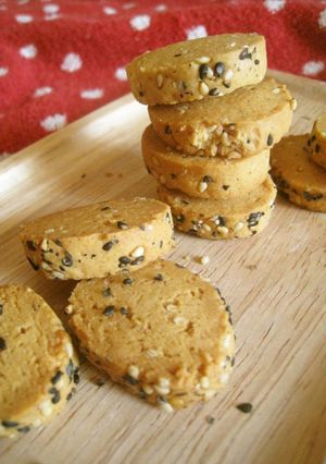 A picture of Crisp Kinako Cookies.