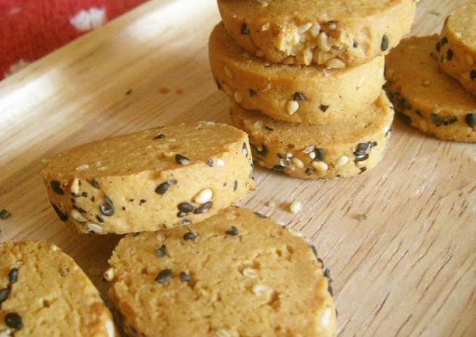 Recipe of Super Quick Crisp Kinako Cookies