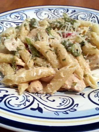 Easy Steps to Prepare Recipes Chicken Penne with Asparagus the So Delicious Appealing.