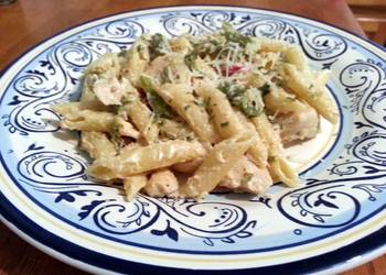 Without Fail Serving Recipe Chicken Penne with Asparagus Restaurant Style