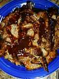 Sweet&Spicey Bbq pork roast *slow cooker*