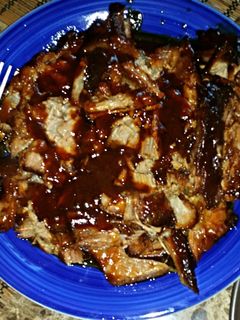A picture of Sweet&Spicey Bbq pork roast *slow cooker*.