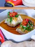 Chinese Cantonese Steamed Fish