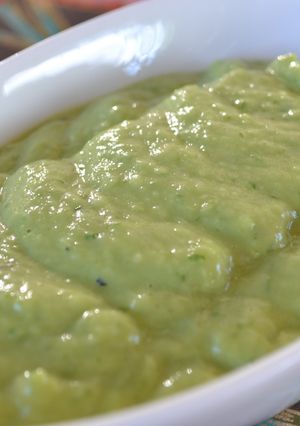 A picture of Guacasalsa (Avocado Salsa).