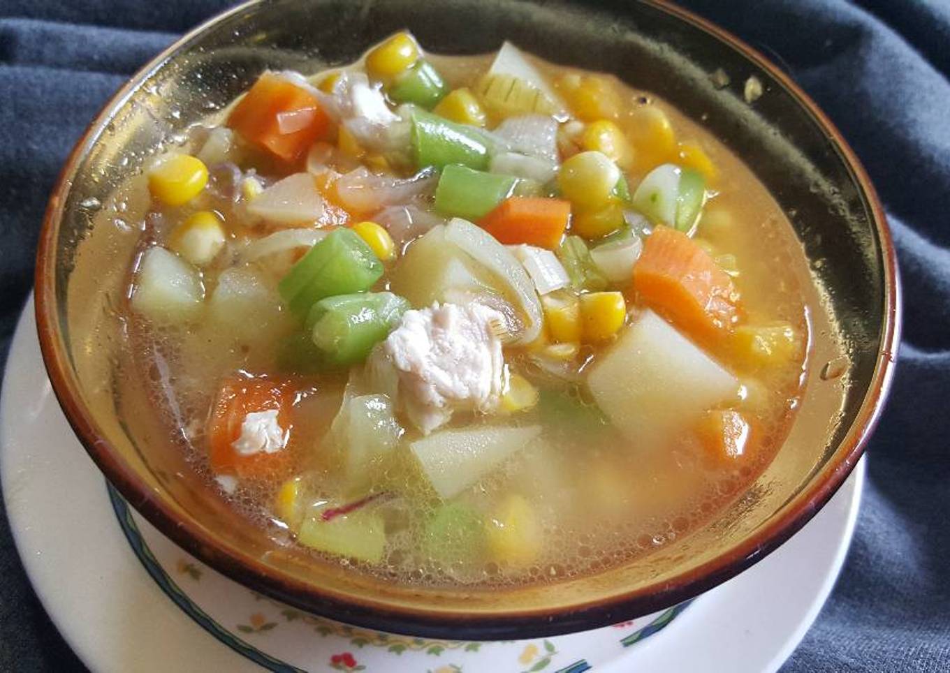 Sop ayam ala ala menu si kecil