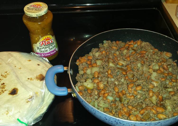 Recipe of Speedy GameDay burritos..