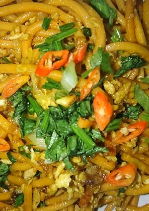 Foto resep Mie Gomak goreng pedas (mie Medan versi Jawa)