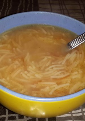 A picture of Vermicelli soup (super easy).