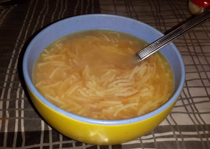 Simple Way to Make Any-night-of-the-week Vermicelli soup (super easy)