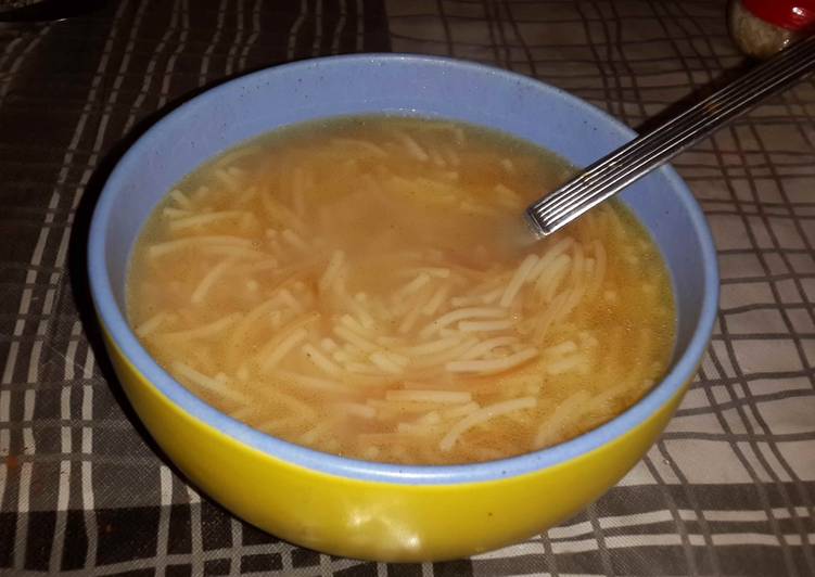 Steps to Make Quick Vermicelli soup (super easy)